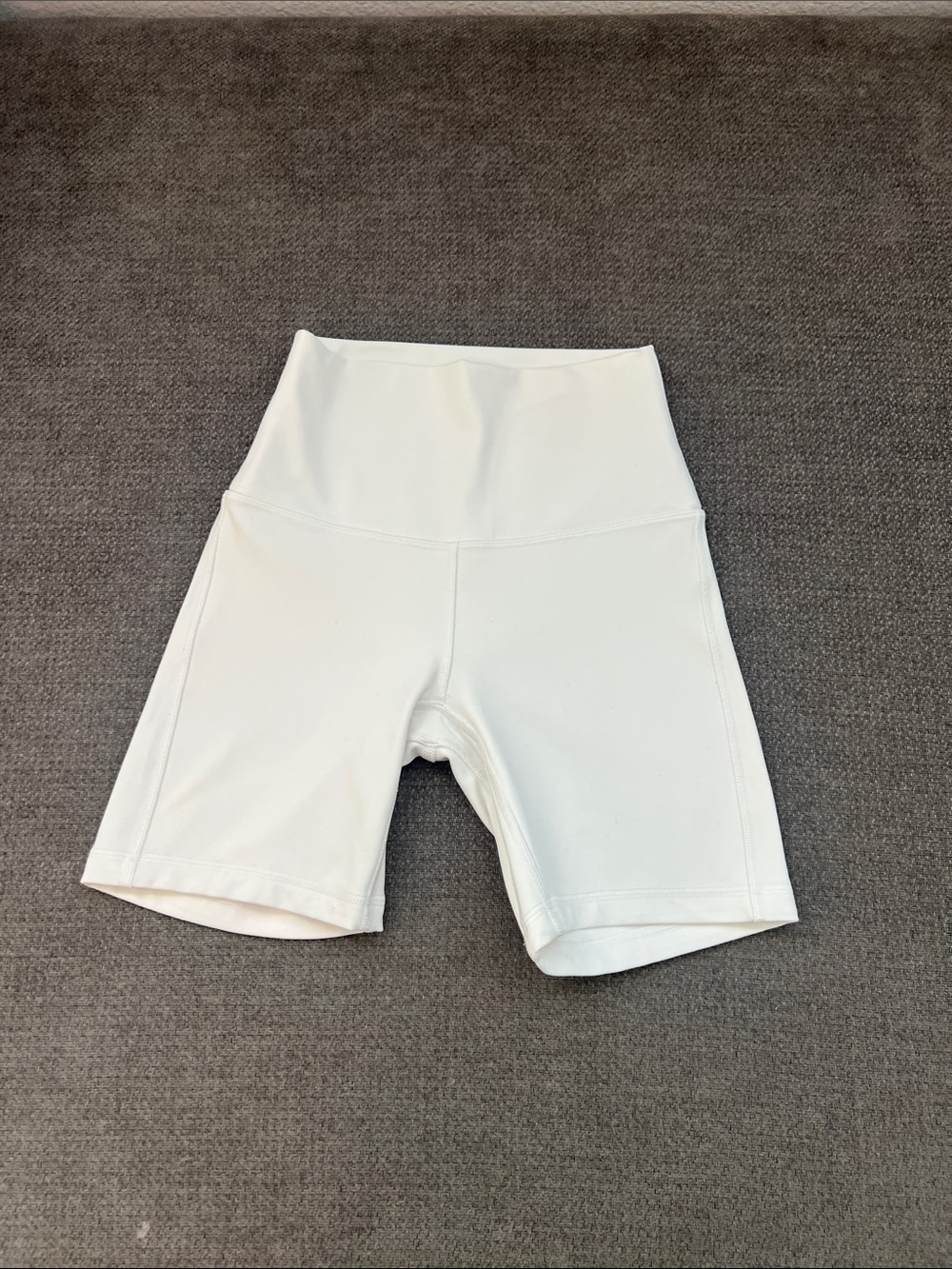 lululemon athletica White High-Rise Bike Shorts